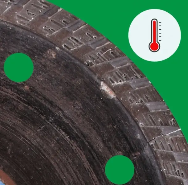 Thermal wear. Destruction of the diamond layer under the influence of high temperature.