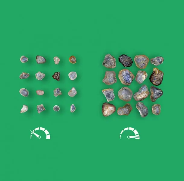 Material of fine aggregate for concrete