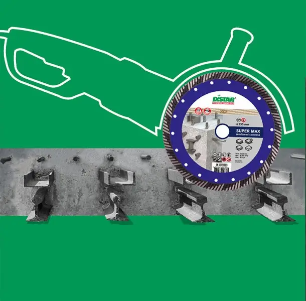 The more efficient the diamond tool, the longer the power tool lasts.