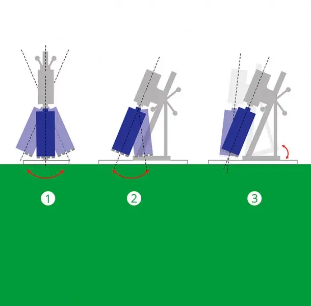 Installation of the drill and drilling machine