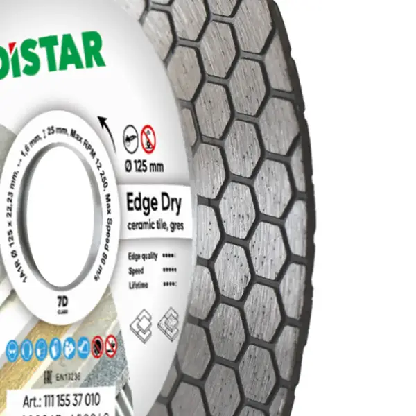 Diamond cutting blade 1A1R 125 Edge Dry 3